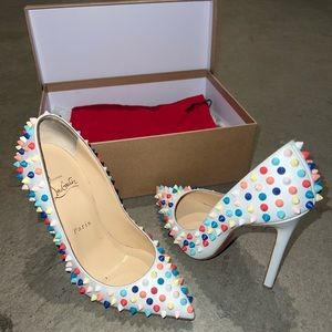 Christian Louboutin Pigalle Spikes 120 Gomme